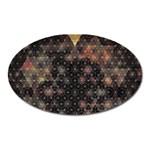 Abstract Psychedelic Geometry Andy Gilmore Sacred Oval Magnet