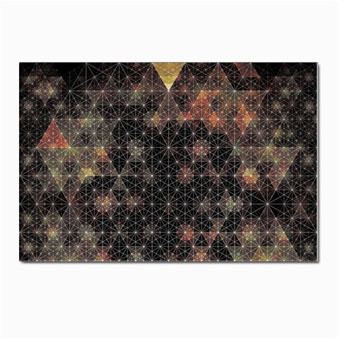 Abstract Psychedelic Geometry Andy Gilmore Sacred Postcard 4 x 6  (Pkg of 10) from ArtsNow.com Front