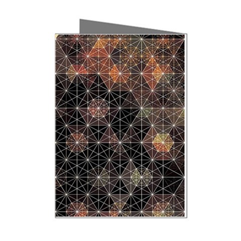 Abstract Psychedelic Geometry Andy Gilmore Sacred Mini Greeting Cards (Pkg of 8) from ArtsNow.com Left