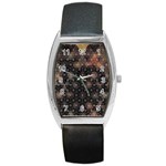 Abstract Psychedelic Geometry Andy Gilmore Sacred Barrel Style Metal Watch