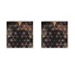 Abstract Psychedelic Geometry Andy Gilmore Sacred Cufflinks (Square)
