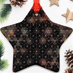 Abstract Psychedelic Geometry Andy Gilmore Sacred Star Ornament (Two Sides)