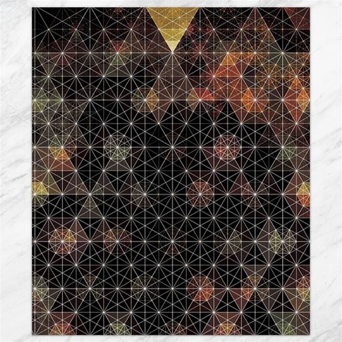Abstract Psychedelic Geometry Andy Gilmore Sacred Canvas 8  x 10  from ArtsNow.com 8.15 x9.66  Canvas - 1