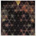 Abstract Psychedelic Geometry Andy Gilmore Sacred Canvas 16  x 16 