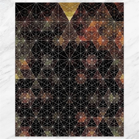 Abstract Psychedelic Geometry Andy Gilmore Sacred Canvas 16  x 20  from ArtsNow.com 15.75 x19.29  Canvas - 1