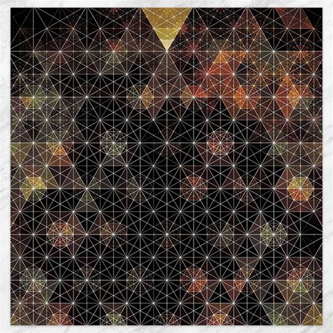 Abstract Psychedelic Geometry Andy Gilmore Sacred Canvas 20  x 20  from ArtsNow.com 19 x19.27  Canvas - 1