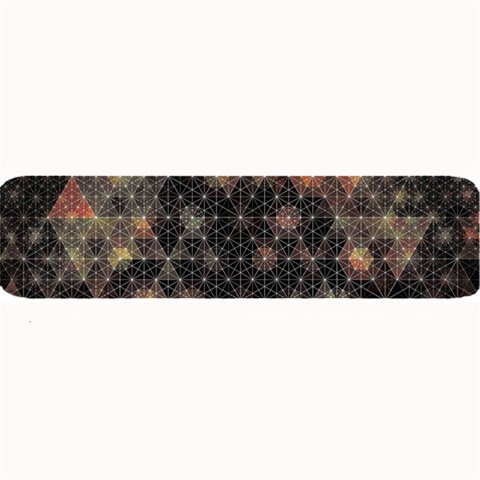 Abstract Psychedelic Geometry Andy Gilmore Sacred Large Bar Mat from ArtsNow.com 32 x8.5  Bar Mat