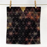 Abstract Psychedelic Geometry Andy Gilmore Sacred Face Towel