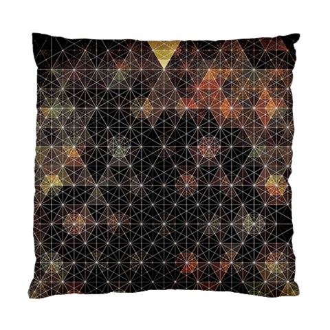 Abstract Psychedelic Geometry Andy Gilmore Sacred Standard Cushion Case (Two Sides) from ArtsNow.com Front