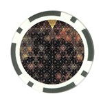 Abstract Psychedelic Geometry Andy Gilmore Sacred Poker Chip Card Guard (10 pack)