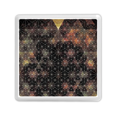 Abstract Psychedelic Geometry Andy Gilmore Sacred Memory Card Reader (Square) from ArtsNow.com Front
