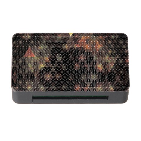 Abstract Psychedelic Geometry Andy Gilmore Sacred Memory Card Reader with CF from ArtsNow.com Front