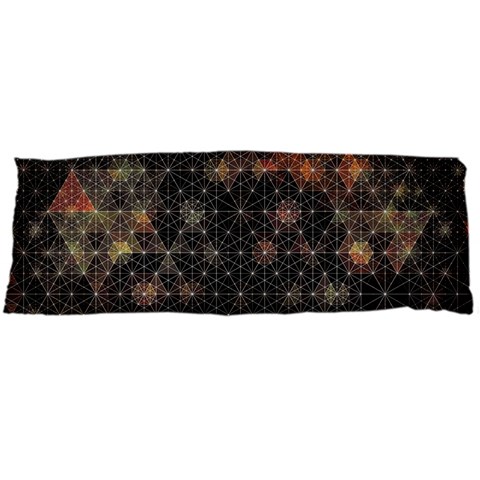 Abstract Psychedelic Geometry Andy Gilmore Sacred Body Pillow Case Dakimakura (Two Sides) from ArtsNow.com Front
