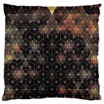 Abstract Psychedelic Geometry Andy Gilmore Sacred Large Cushion Case (Two Sides)