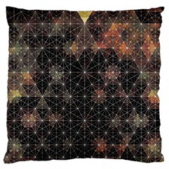 Abstract Psychedelic Geometry Andy Gilmore Sacred Large Cushion Case (Two Sides) from ArtsNow.com Back