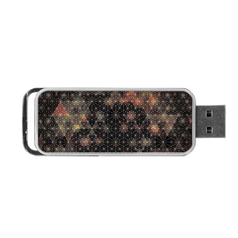 Abstract Psychedelic Geometry Andy Gilmore Sacred Portable USB Flash (Two Sides) from ArtsNow.com Front