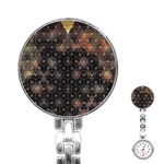 Abstract Psychedelic Geometry Andy Gilmore Sacred Stainless Steel Nurses Watch