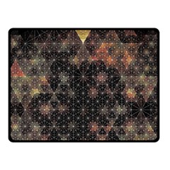 Abstract Psychedelic Geometry Andy Gilmore Sacred Two Sides Fleece Blanket (Small) from ArtsNow.com 45 x34  Blanket Back