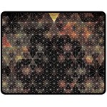 Abstract Psychedelic Geometry Andy Gilmore Sacred Two Sides Fleece Blanket (Medium)
