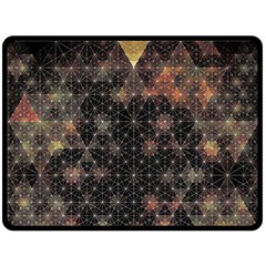 Abstract Psychedelic Geometry Andy Gilmore Sacred Two Sides Fleece Blanket (Large) from ArtsNow.com 80 x60  Blanket Back
