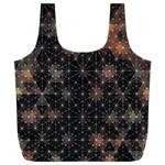Abstract Psychedelic Geometry Andy Gilmore Sacred Full Print Recycle Bag (XL)
