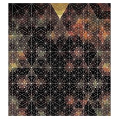 Abstract Psychedelic Geometry Andy Gilmore Sacred Drawstring Pouch (Large) from ArtsNow.com Back