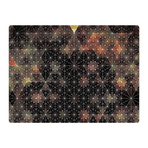 Abstract Psychedelic Geometry Andy Gilmore Sacred Two Sides Premium Plush Fleece Blanket (Mini) from ArtsNow.com 35 x27  Blanket Back