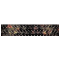 Abstract Psychedelic Geometry Andy Gilmore Sacred Small Premium Plush Fleece Scarf from ArtsNow.com Front