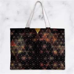Abstract Psychedelic Geometry Andy Gilmore Sacred Zipper Mini Tote Bag from ArtsNow.com Back