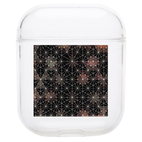 Abstract Psychedelic Geometry Andy Gilmore Sacred AirPods 1/2 Case from ArtsNow.com Front