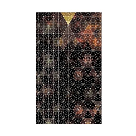 Abstract Psychedelic Geometry Andy Gilmore Sacred Duvet Cover Double Side (Single Size) from ArtsNow.com Back