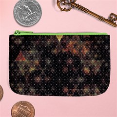 Abstract Psychedelic Geometry Andy Gilmore Sacred Large Coin Purse from ArtsNow.com Front