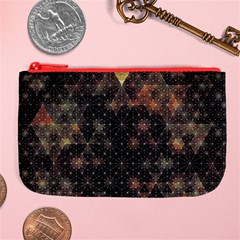 Abstract Psychedelic Geometry Andy Gilmore Sacred Large Coin Purse from ArtsNow.com Front