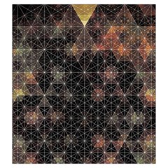 Abstract Psychedelic Geometry Andy Gilmore Sacred Drawstring Pouch (2XL) from ArtsNow.com Back