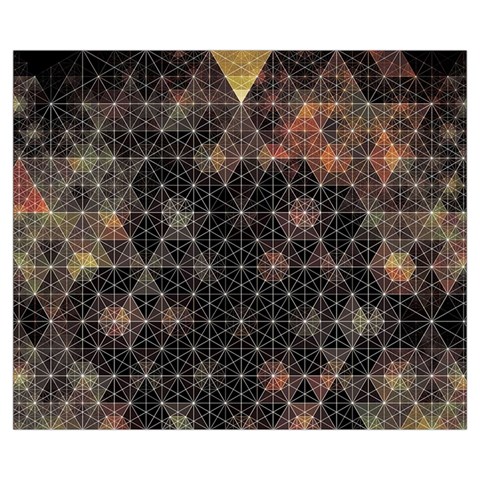 Abstract Psychedelic Geometry Andy Gilmore Sacred Zipper Medium Tote Bag from ArtsNow.com Front