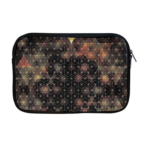 Abstract Psychedelic Geometry Andy Gilmore Sacred Apple MacBook Pro 17  Zipper Case from ArtsNow.com Front