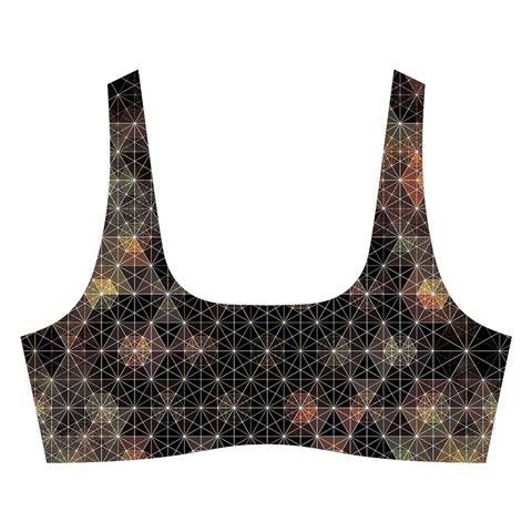 Abstract Psychedelic Geometry Andy Gilmore Sacred Cross Back Hipster Bikini Set from ArtsNow.com Front