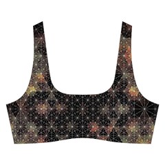 Abstract Psychedelic Geometry Andy Gilmore Sacred Cross Back Hipster Bikini Set from ArtsNow.com Front