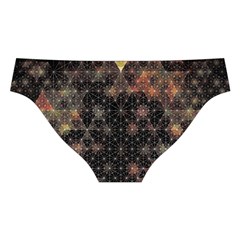 Abstract Psychedelic Geometry Andy Gilmore Sacred Cross Back Hipster Bikini Set from ArtsNow.com Back Under