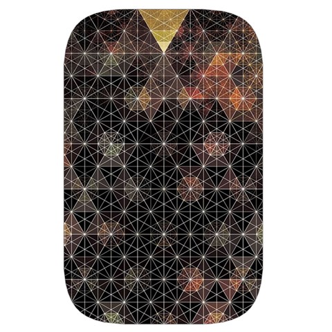 Abstract Psychedelic Geometry Andy Gilmore Sacred Waist Pouch (Large) from ArtsNow.com Front