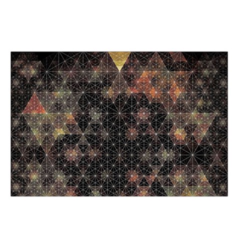 Abstract Psychedelic Geometry Andy Gilmore Sacred Waist Pouch (Large) from ArtsNow.com Loop