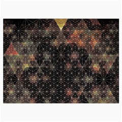 Abstract Psychedelic Geometry Andy Gilmore Sacred Roll Up Canvas Pencil Holder (M) from ArtsNow.com Front