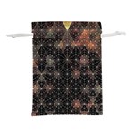 Abstract Psychedelic Geometry Andy Gilmore Sacred Lightweight Drawstring Pouch (L)