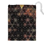 Abstract Psychedelic Geometry Andy Gilmore Sacred Drawstring Pouch (5XL)