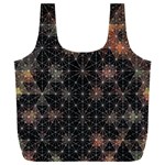 Abstract Psychedelic Geometry Andy Gilmore Sacred Full Print Recycle Bag (XXXL)