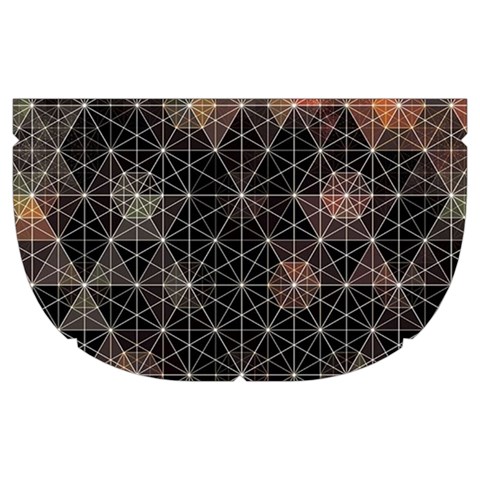 Abstract Psychedelic Geometry Andy Gilmore Sacred Make Up Case (Medium) from ArtsNow.com Side Right