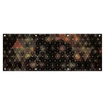 Abstract Psychedelic Geometry Andy Gilmore Sacred Banner and Sign 8  x 3 