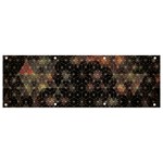 Abstract Psychedelic Geometry Andy Gilmore Sacred Banner and Sign 9  x 3 