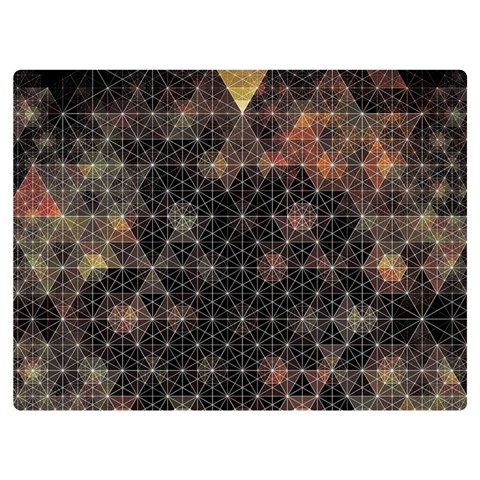 Abstract Psychedelic Geometry Andy Gilmore Sacred Two Sides Premium Plush Fleece Blanket (Extra Small) from ArtsNow.com 40 x30  Blanket Front