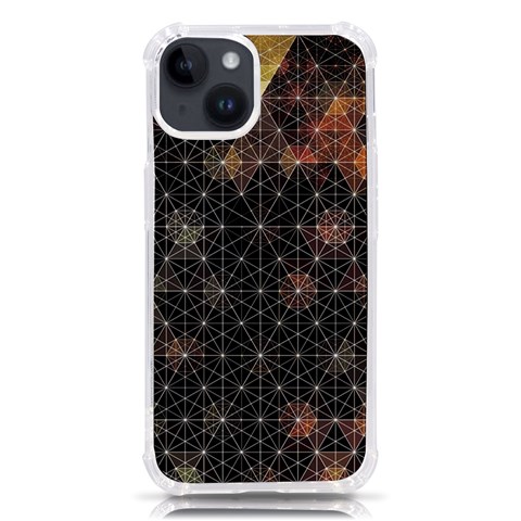 Abstract Psychedelic Geometry Andy Gilmore Sacred iPhone 14 TPU UV Print Case from ArtsNow.com Front